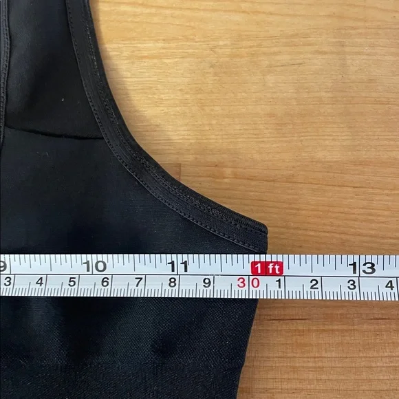 Assets by Spanx black one piece shapewear bodysuit with shorts women’s size 1X - Picture 8 of 13